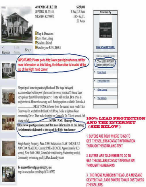 100 LEAD PROTECTION INFOMATION ON & HOW IT WORKS WITH THE MLS