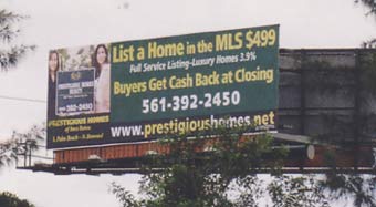 Prestigious Homes Billboard
